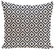 Diamond Mayhem Geometric Print Pillow, Bewitching, 16"x16"