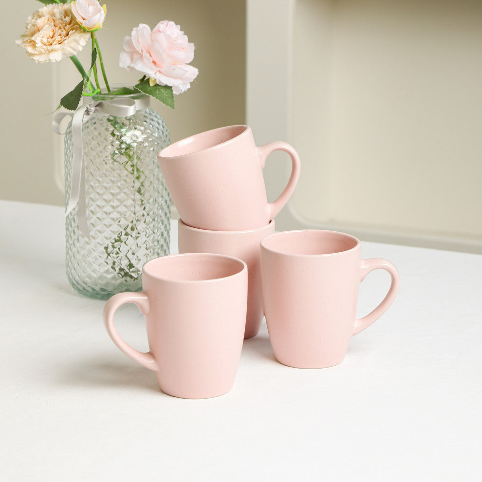 Stone Lain Albie Stoneware 20 Piece Dinnerware Set With Pasta Bowls, Pink