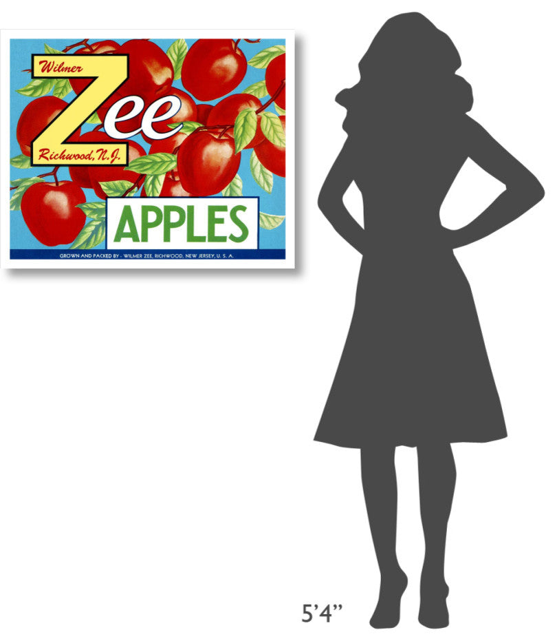 "Zee Apples" Digital Paper Print by Retrolabel, 32"x26"