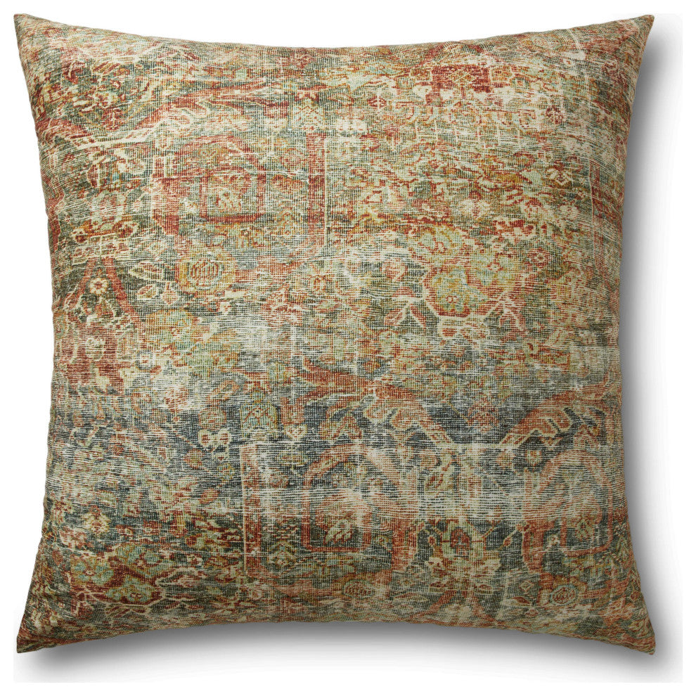 Loloi FP0005 Spice / Multi 36"W x 36"D x 6"H Pillow