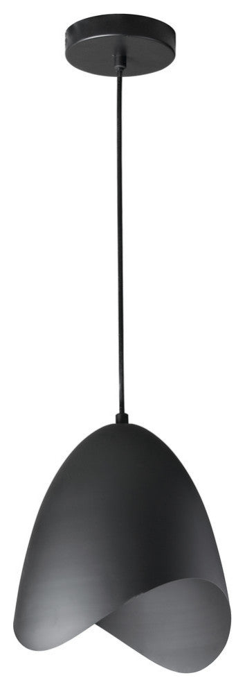 Myra 1-Light Pendant, Black