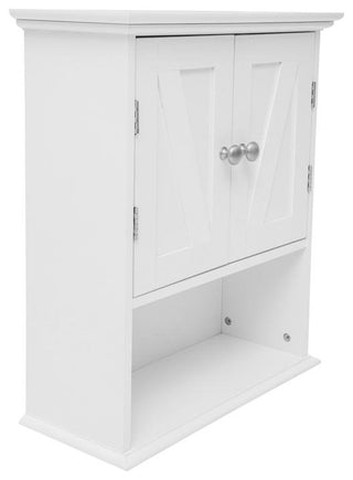 Dune Wall Mounted Bathroom Medicine Cabinet, White