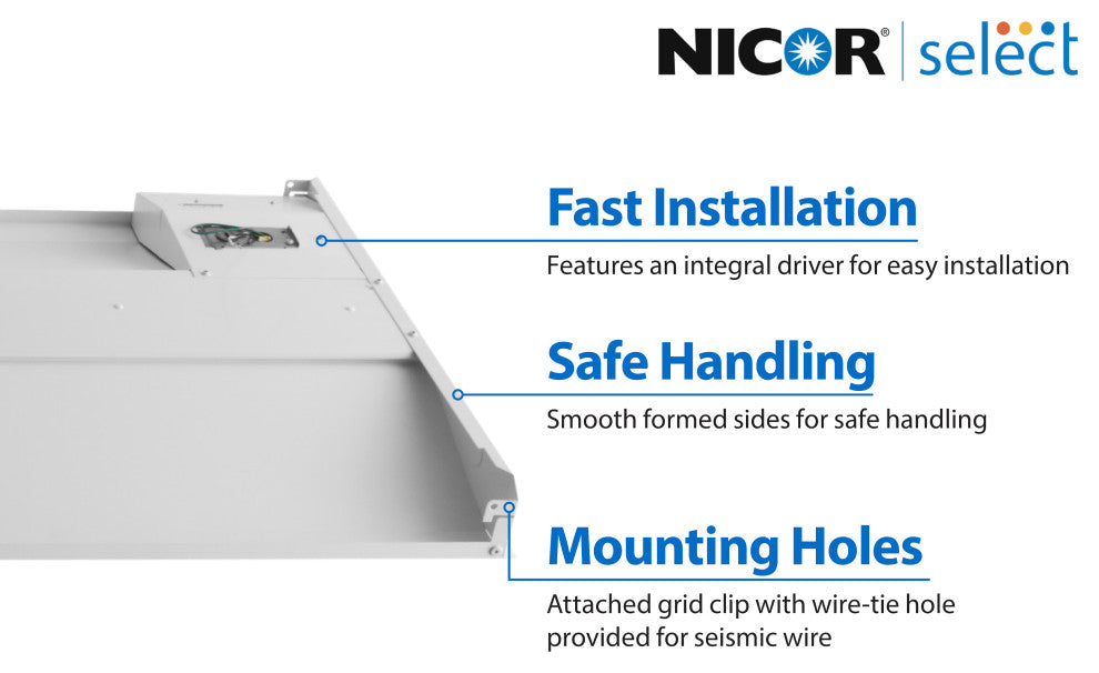 TAC Select Series 2x4 Architectural LED Troffer