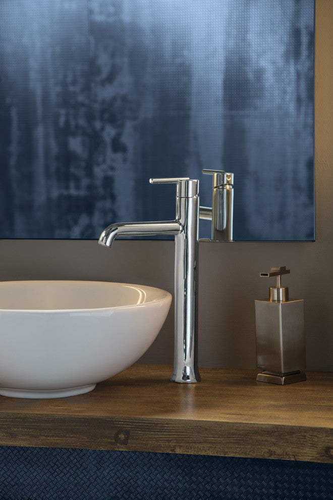 Delta Trinsic Single Handle Vessel Bathroom Faucet, Chrome, 759-DST