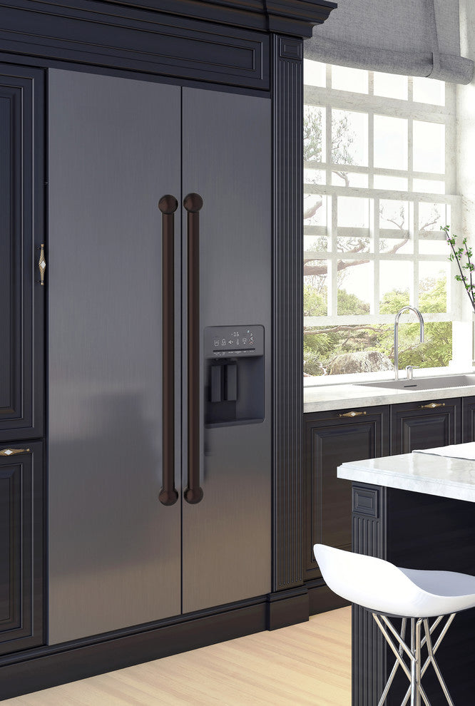 18" Refrigerator Pull, Matte Black