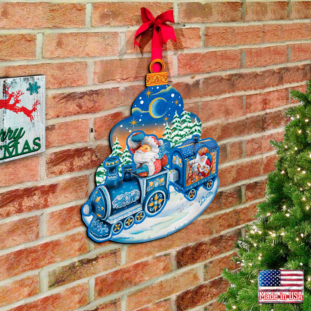 Christmas Train Door Hanger