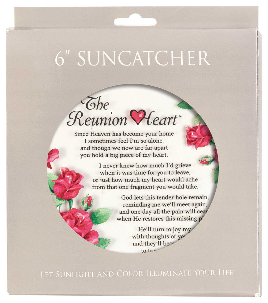 The Reunion Heart Poem Suncatcher