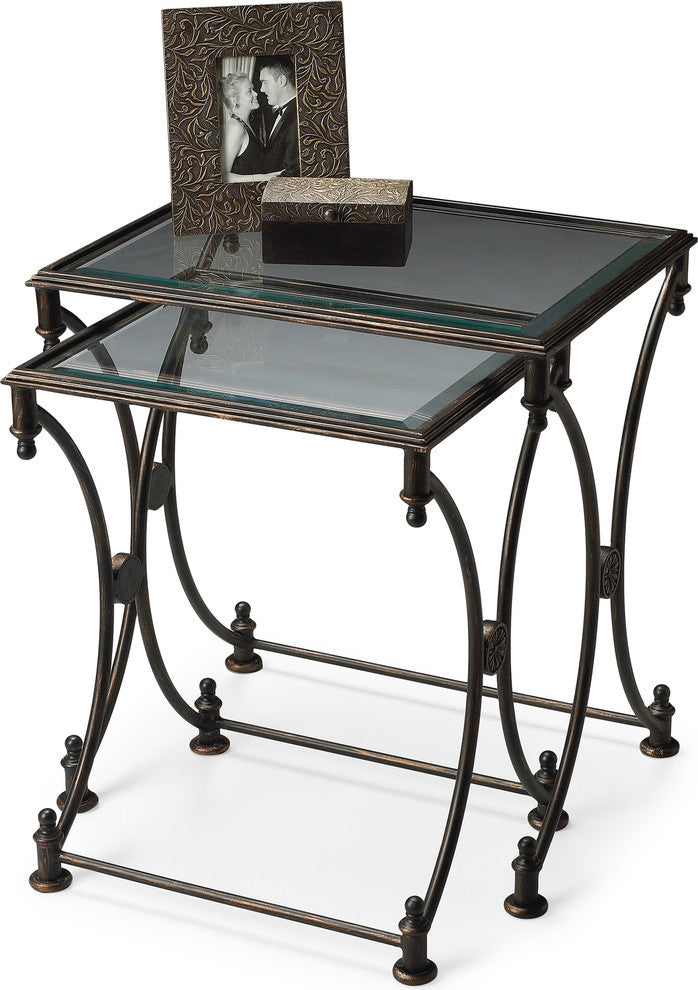 Butler Beverly Metal Nesting Tables