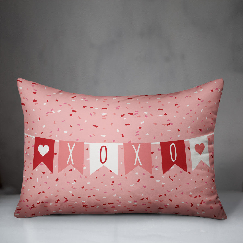 Confetti Banner 14x20 Spun Poly Pillow