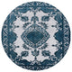 Ahgly Company Indoor Round Mid-Century Modern Area Rugs, 7' Round