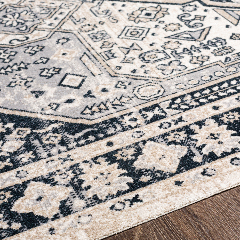 Lavadora LVR-2324 2'7"x7'3" Machine Washable Rug