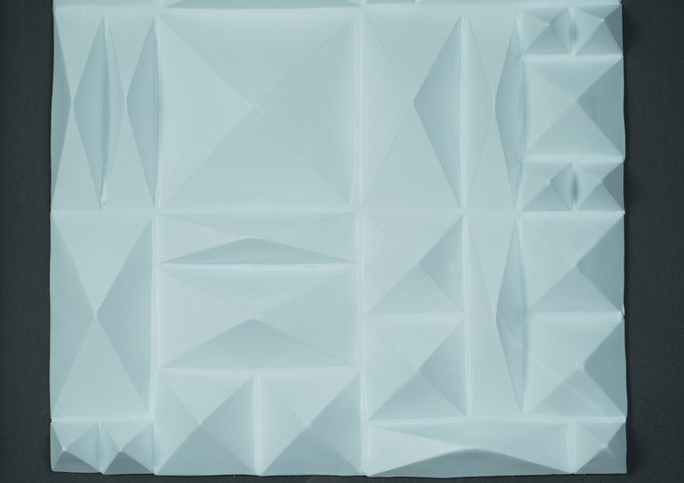 White Ridges Shadow Box Wall DÃ©cor