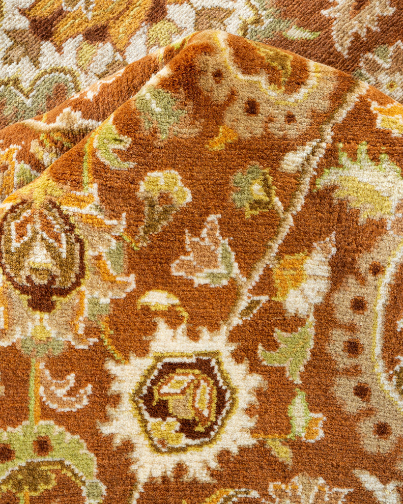 Mogul, One-of-a-Kind Hand-Knotted Area Rug Brown, 10' 1" x 13' 0"