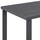 Argiope Outdoor Patio 5-Piece Bar Table Set, Aluminum With Gray Cushions