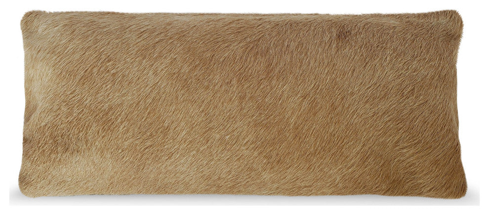 Palomino Cowhide Pillow Cover 7"x15"