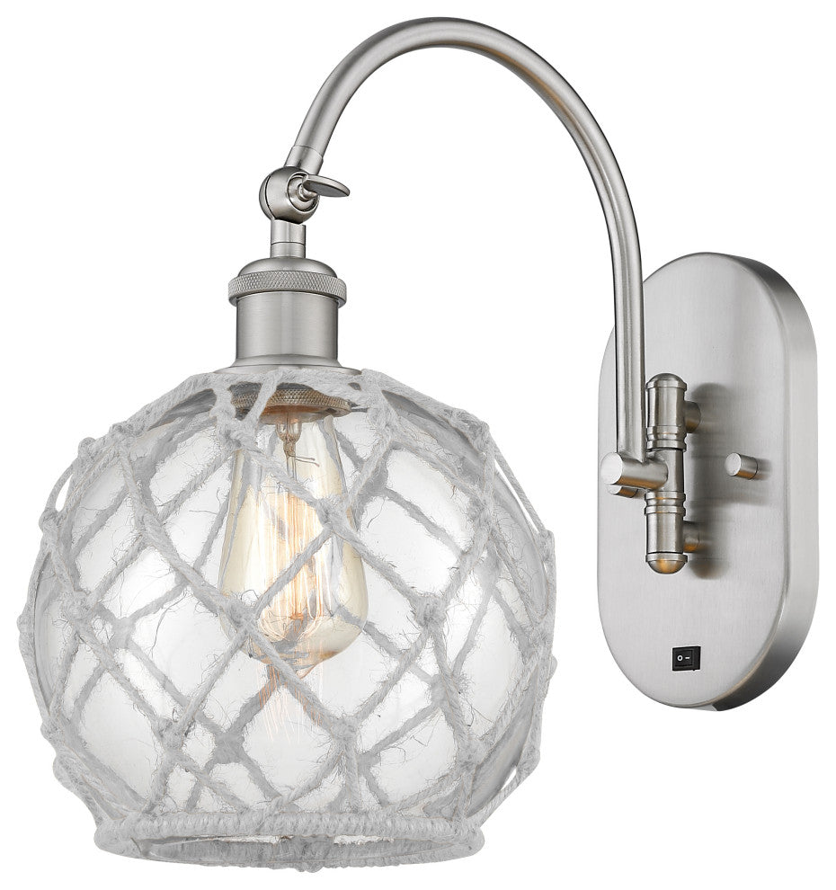 Innovations 518-1W-SN-G122-8RW-LED 1 Light Sconce, Brushed Satin Nickel