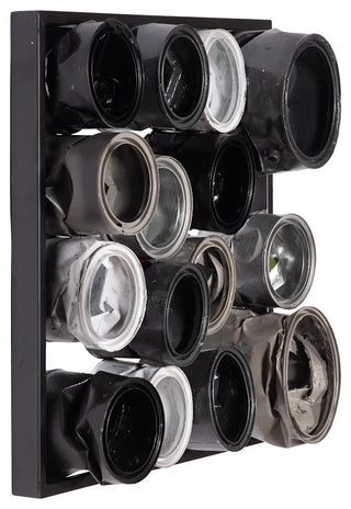 Paint Can Wall Art, Square, Mixed Neutrals, Assorted SM