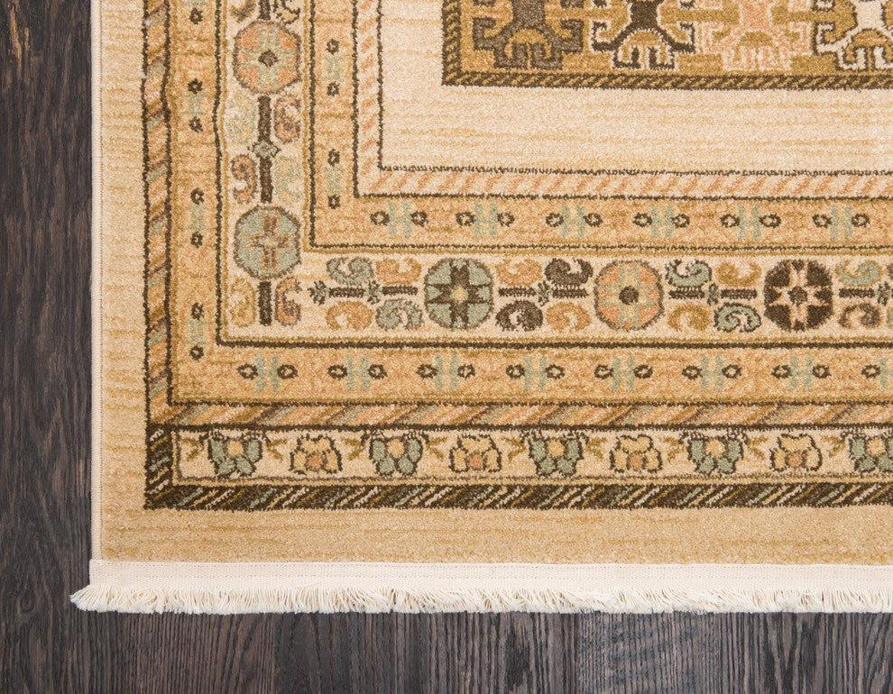 Unique Loom Ivory Pasadena Fars 7'x10' Area Rug