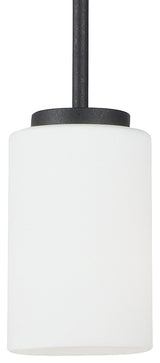 Generation Lighting 61160 Oslo 4"W Mini Pendant - Midnight Black