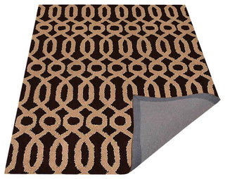 HAND TUFTED WOOL ECO-FRIENDLY AREA RUGS- Rectangle, Brown Beige, Contemporary