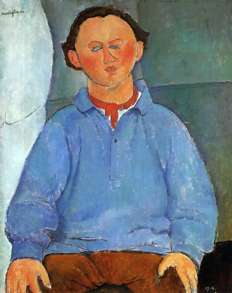 Amedeo Modigliani Portrait of Oscar Meistchaninoff Wall Decal