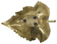 Handmade Decorative Aluminium Tray, Gold Color Coated