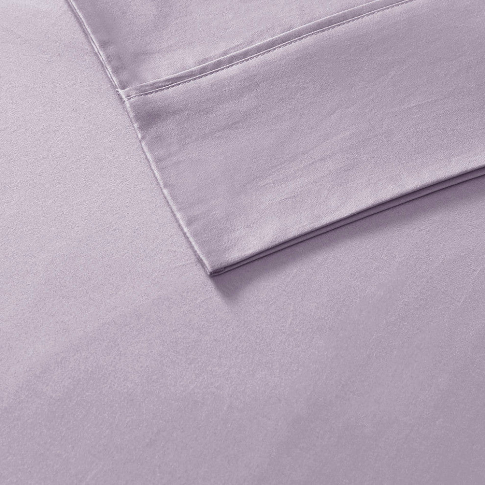 Madison Park 800 Thread Count Cotton-Blend Sateen 6-Piece Sheet Set, Purple
