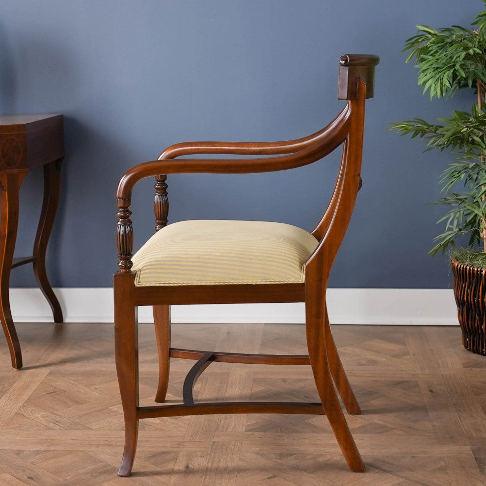 Twist Back Arm Chair