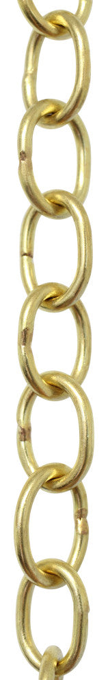 Brass Small Loop Chandelier Chain, Various Finishes, Acid Dipped, W23