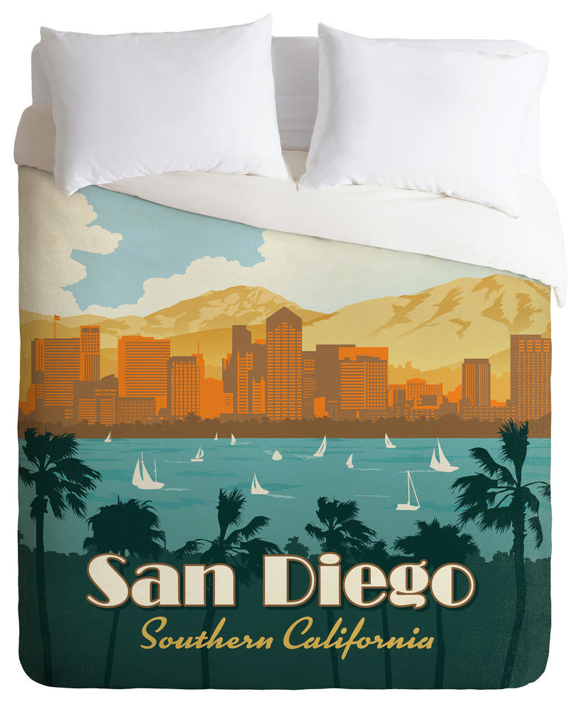Deny Designs Anderson Design Group San Diego Duvet Cover - Lightweight