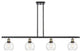 Innovations 516-4I-BAB-G122-6 4 Light Island Light, Black Antique Brass