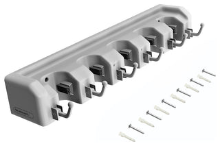 Shovel, Rake and Tool Holder, Hooks- Wall Mounted Organizer by Stalwart