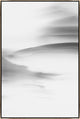 36x54 Lenticular Clouds XIX, Framed Artwork, Silver