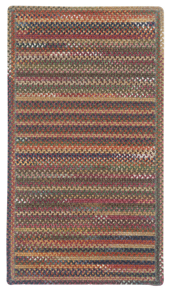 Kill Devil Hill Cross Sewn Braided Rectangle Rug, Multi, 9'2"x13'2"