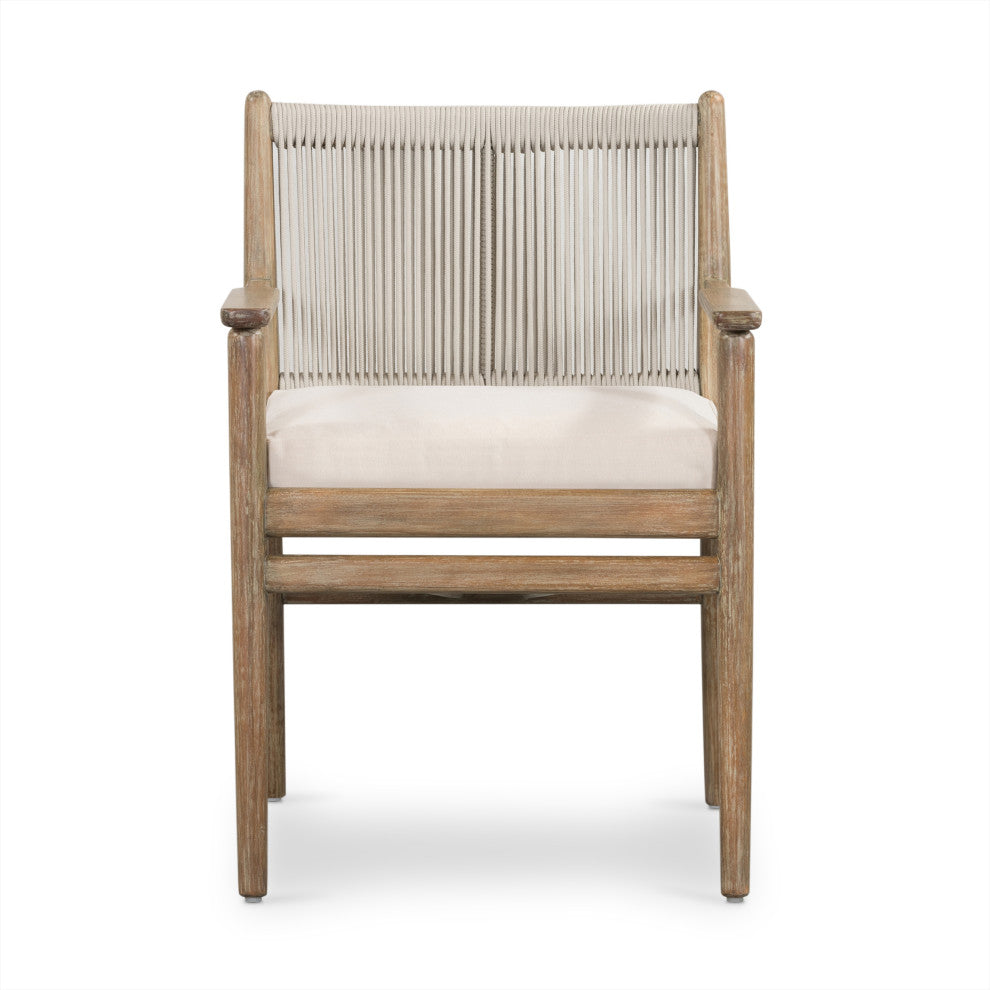 Rosen Outdoor Dining Armchair-Natural