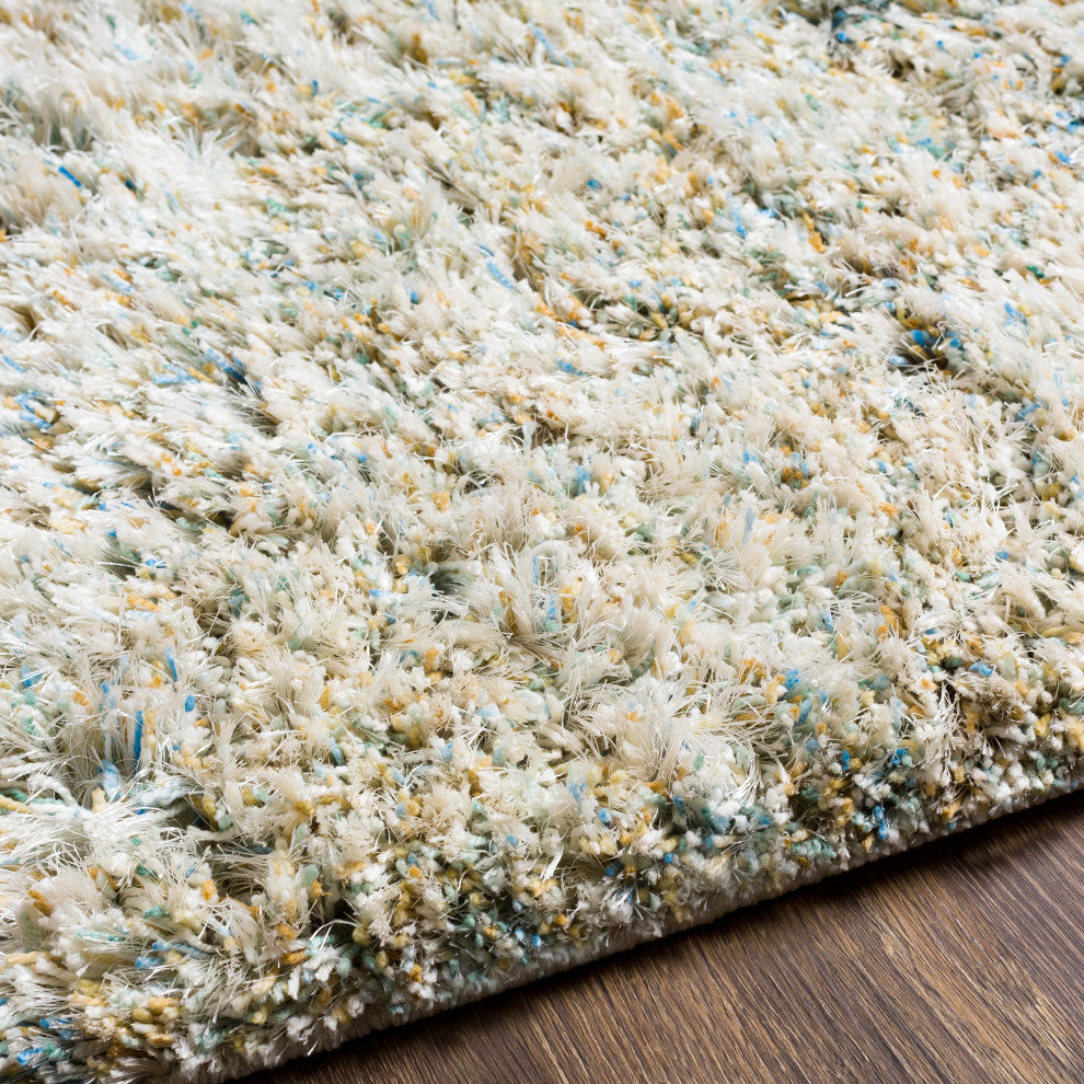 Surya Anaheim AHM-2300 Hand Woven Area Rug, Sky Blue, 2'6" x 8'