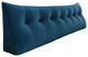 WOWMAX Bed Wedge Pillow Back Support Cushion Dorm Hostel Bed Headboard Pillow, 79x20x8