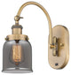 Bell Sconce, Brushed Brass, Plated Smoke, Plated Smoke