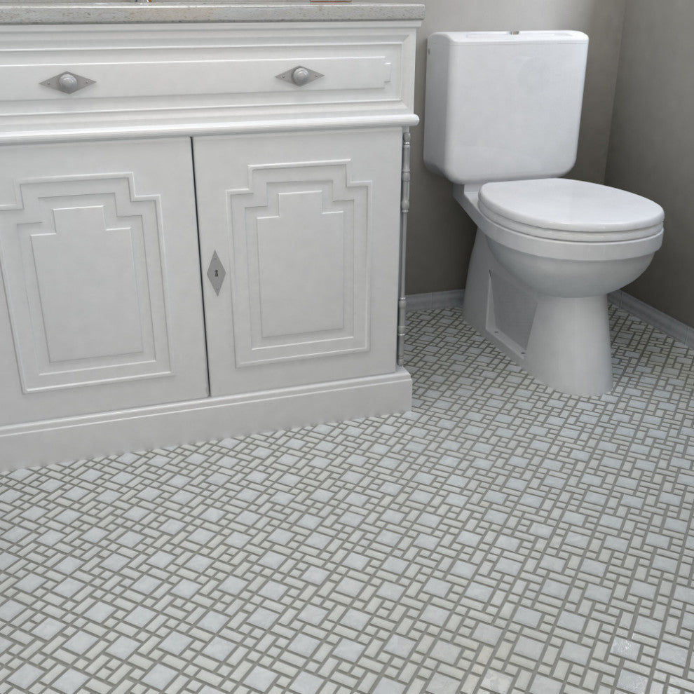 University White Porcelain Floor and Wall Tile