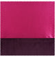 Banded Fuchsia Rose Faux Silk Taffeta, Winter Plum Velvet Sample Swatch, 4Wx4L