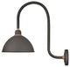 Hinkley Foundry 1-Light Outdoor Wall Mount Lantern, Museum Bronze