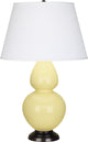 Robert Abbey RA-1605X 1-Light Table Lamp, Double Gourd