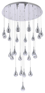 Home Living 42" LED Chandelier, Chrome