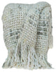 Boho Neutral Basketweave Throw Blanket