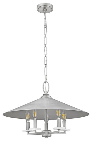Rialto 5-Light Pendant, Signature Pewter