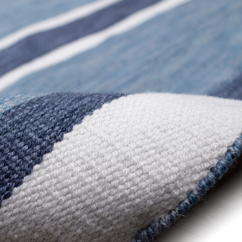 Sorrento Boat Stripe Indoor/Outdoor Rug, Navy, 7'6"x9'6"