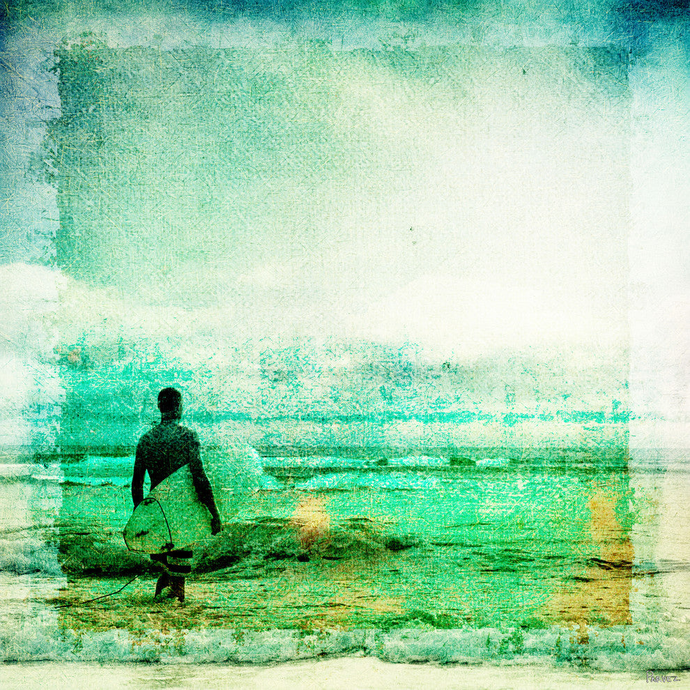 "County Line" Fine Art Canvas Print, 40"x40"