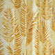 Kupala Printed Cotton Curtain Single Panel, Kupala Eternal Gold, 50wx84l