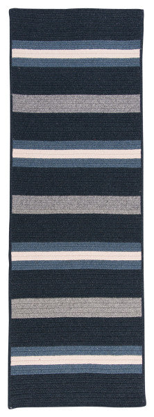Colonial Mills Rug Elmdale Runner Navy Runner, Rectangle