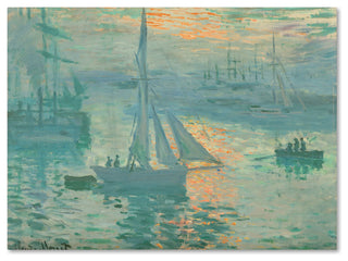 Monet 'Sunrise' Canvas Art, 47 x 35